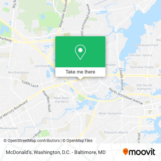 McDonald's map