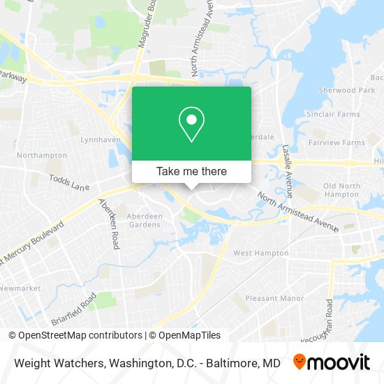 Weight Watchers map