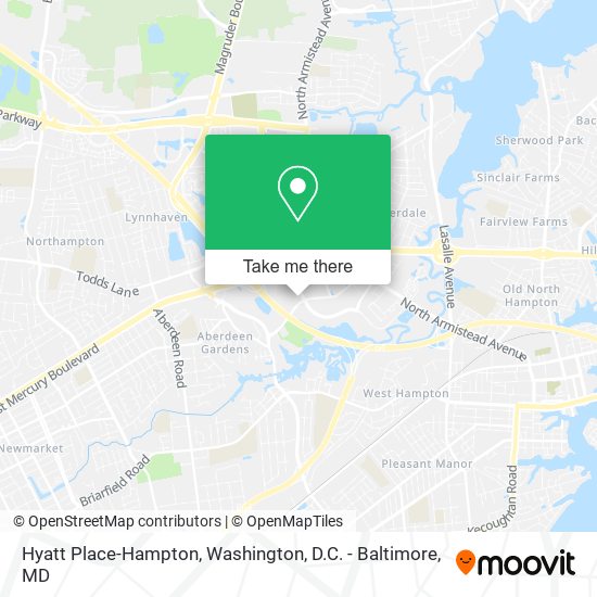 Hyatt Place-Hampton map