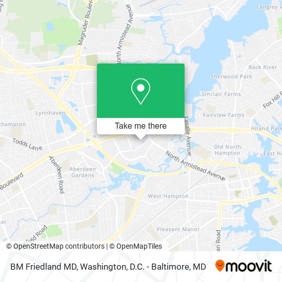 BM Friedland MD map