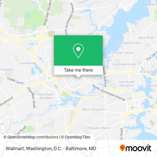 Mapa de Walmart