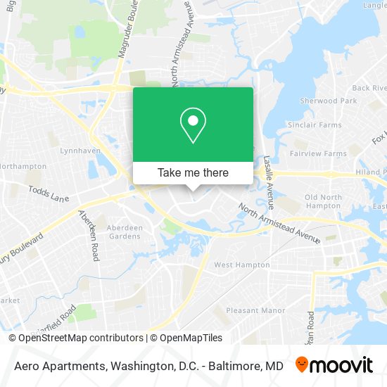 Aero Apartments map