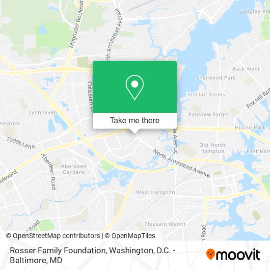 Mapa de Rosser Family Foundation