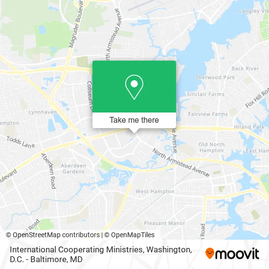 International Cooperating Ministries map