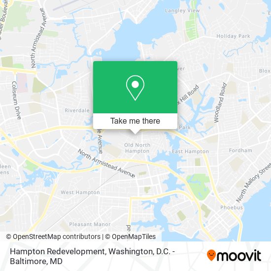 Hampton Redevelopment map
