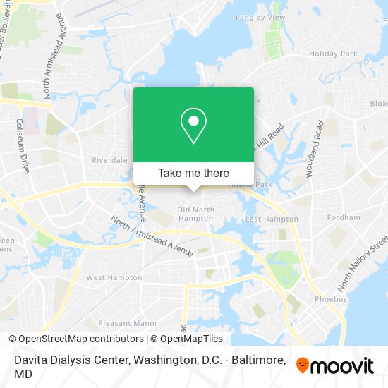 Mapa de Davita Dialysis Center