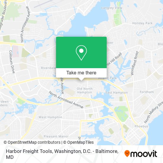 Harbor Freight Tools map