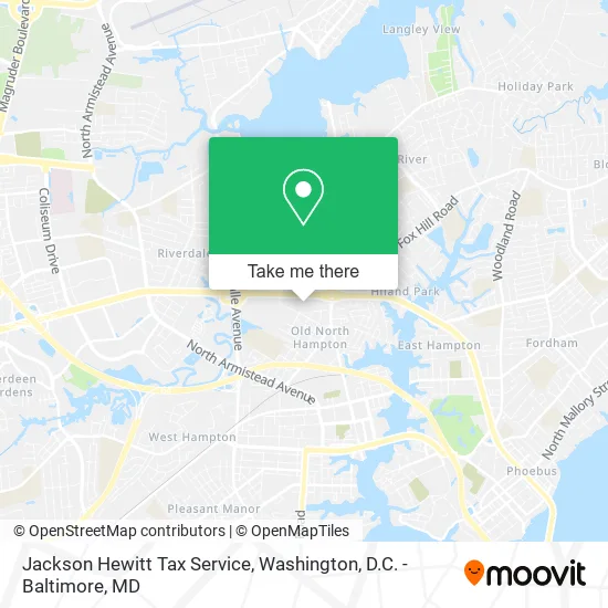 Jackson Hewitt Tax Service map