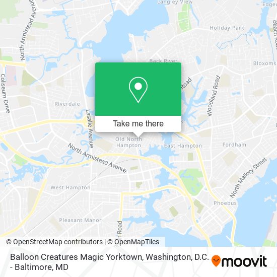 Balloon Creatures Magic Yorktown map