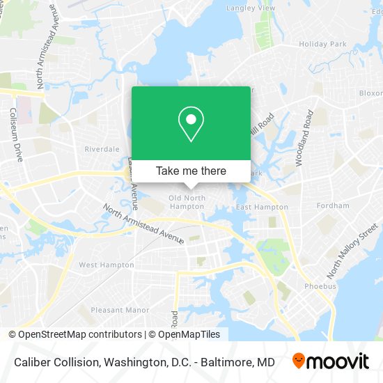 Caliber Collision map