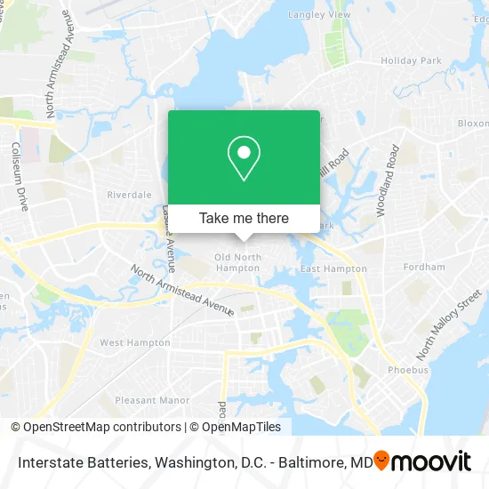 Interstate Batteries map