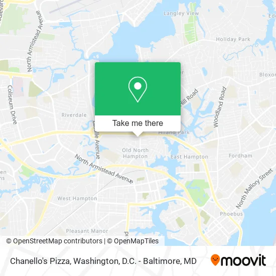Chanello's Pizza map