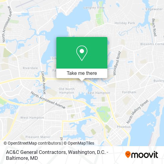 AC&C General Contractors map
