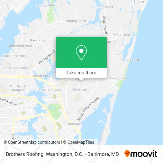 Brothers Roofing map