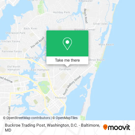 Buckroe Trading Post map