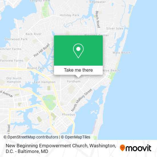 New Beginning Empowerment Church map
