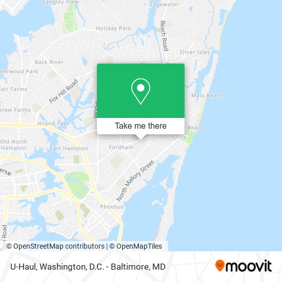 U-Haul map