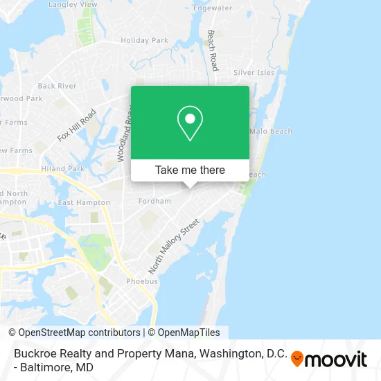 Buckroe Realty and Property Mana map