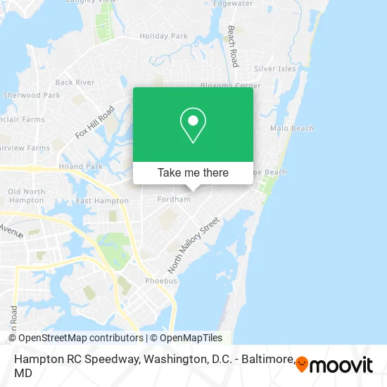 Hampton RC Speedway map