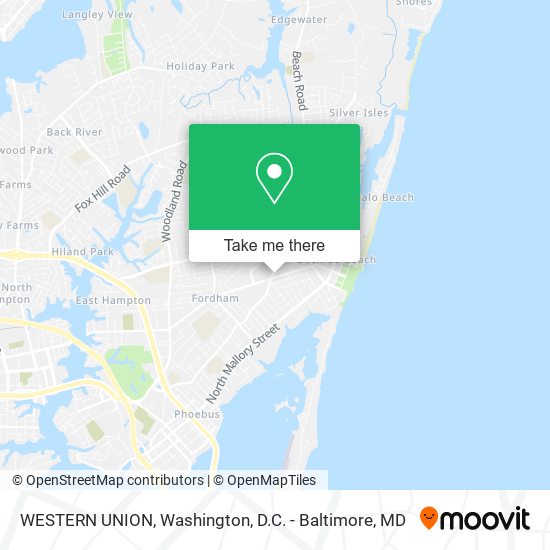 WESTERN UNION map