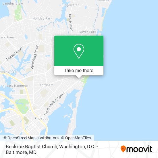 Buckroe Baptist Church map