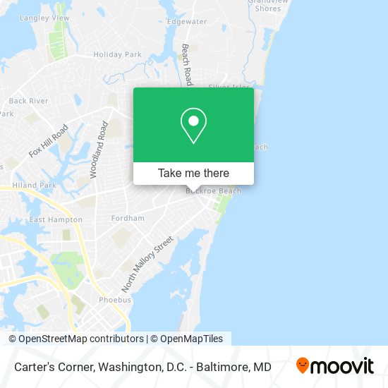 Carter's Corner map