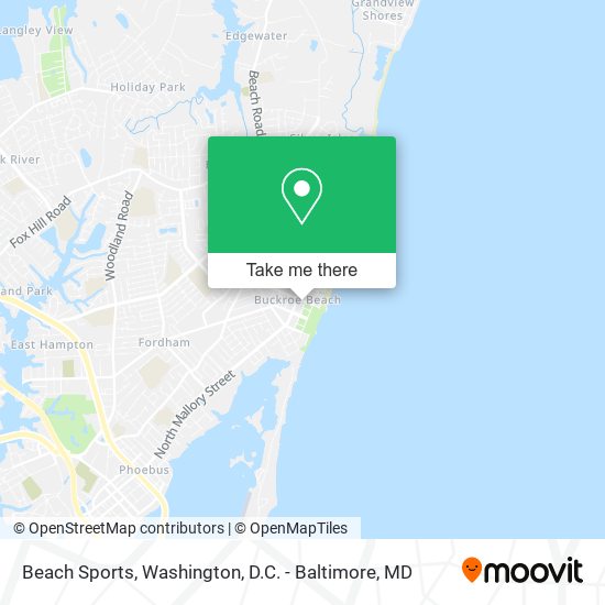 Beach Sports map