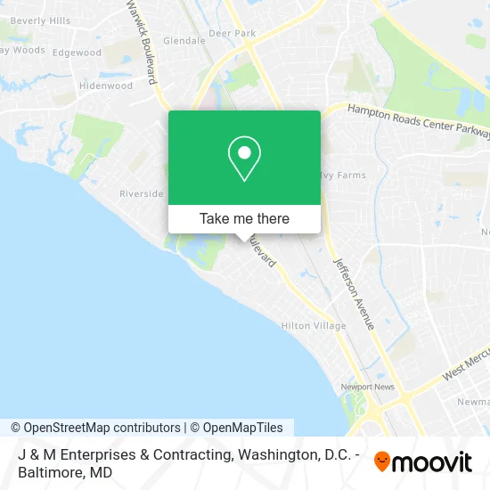 J & M Enterprises & Contracting map