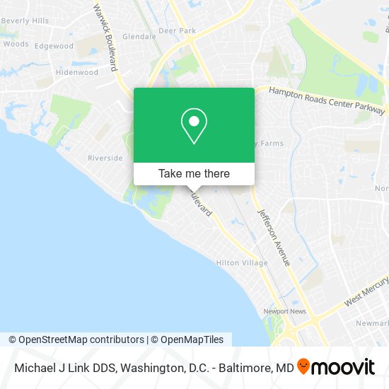 Michael J Link DDS map