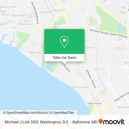 Mapa de Michael J Link DDS