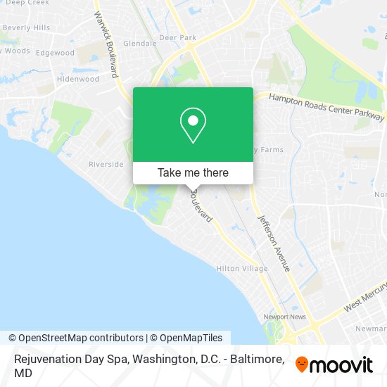 Rejuvenation Day Spa map
