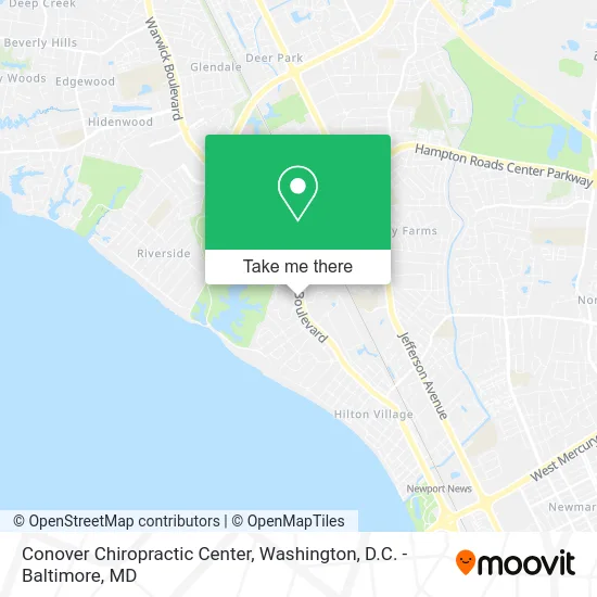 Conover Chiropractic Center map