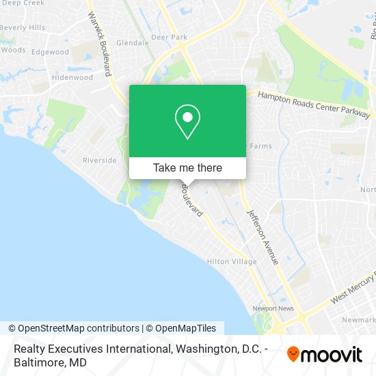 Realty Executives International map