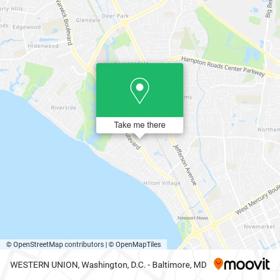 Mapa de WESTERN UNION