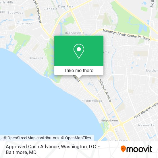 Mapa de Approved Cash Advance