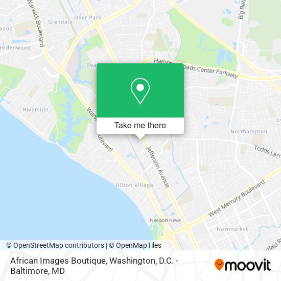 African Images Boutique map