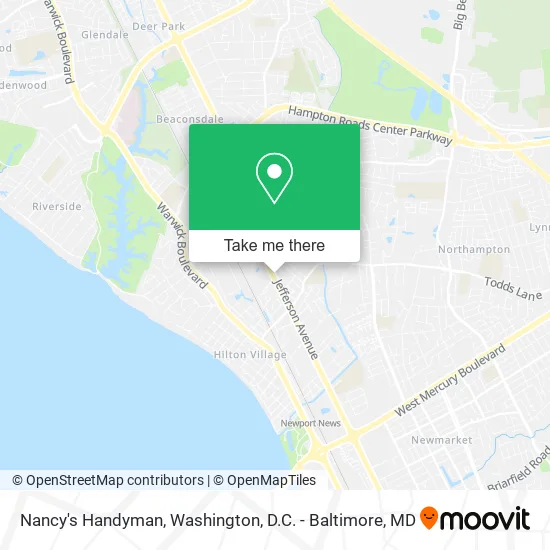 Nancy's Handyman map