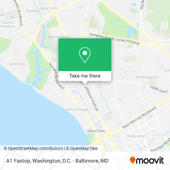 A1 Fastop map