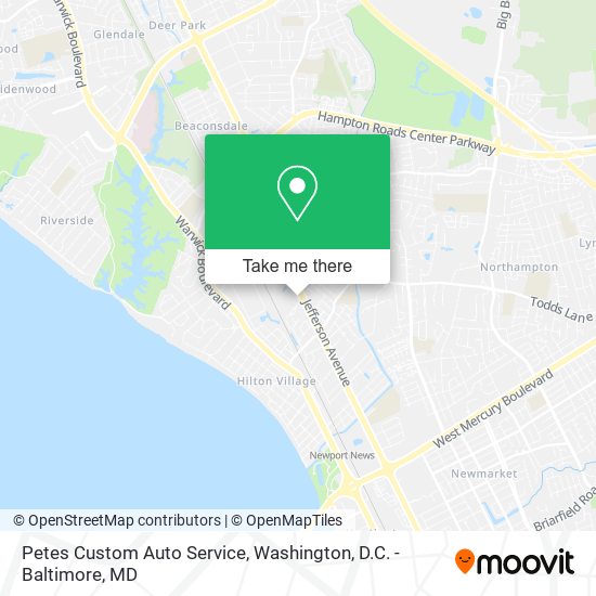 Petes Custom Auto Service map