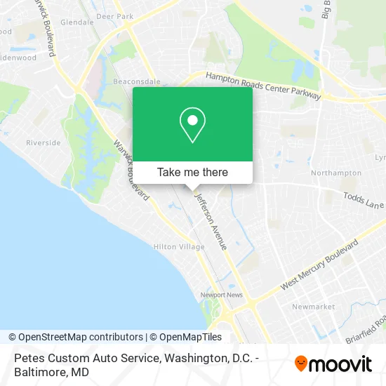 Petes Custom Auto Service map