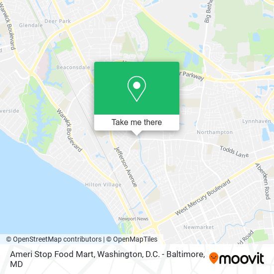 Mapa de Ameri Stop Food Mart