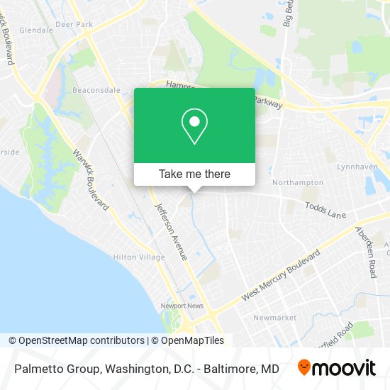 Palmetto Group map