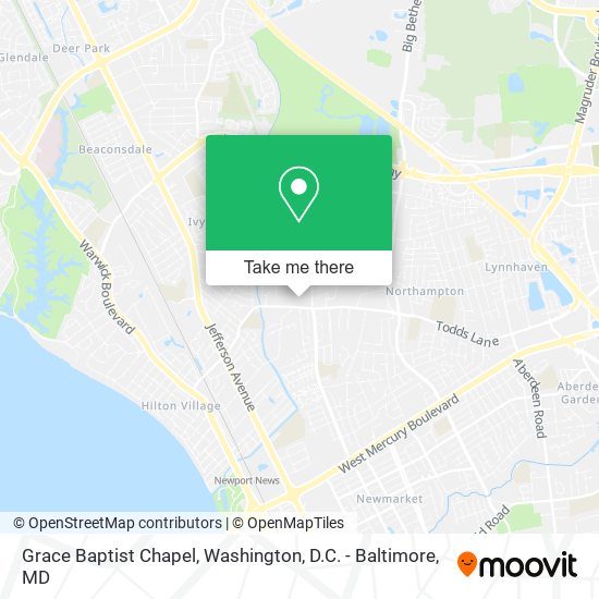 Grace Baptist Chapel map