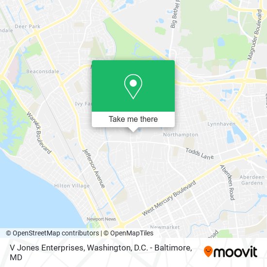 Mapa de V Jones Enterprises