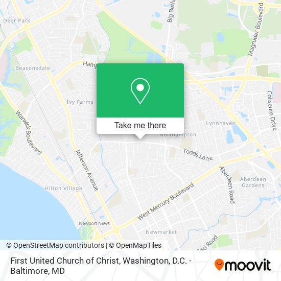First United Church of Christ map