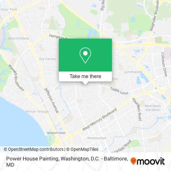 Power House Painting map