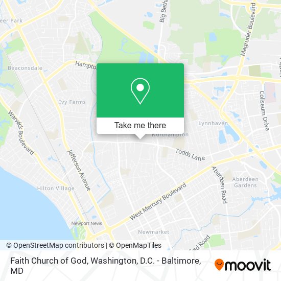Faith Church of God map