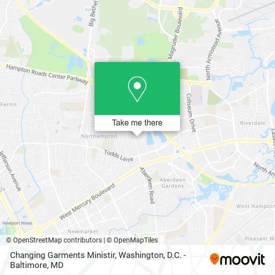 Changing Garments Ministir map