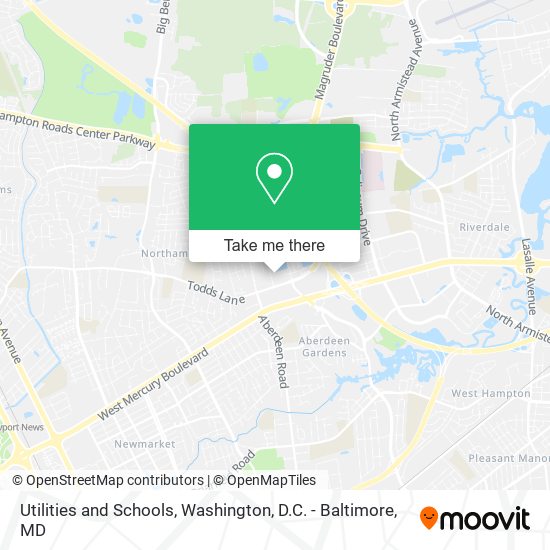 Utilities and Schools map
