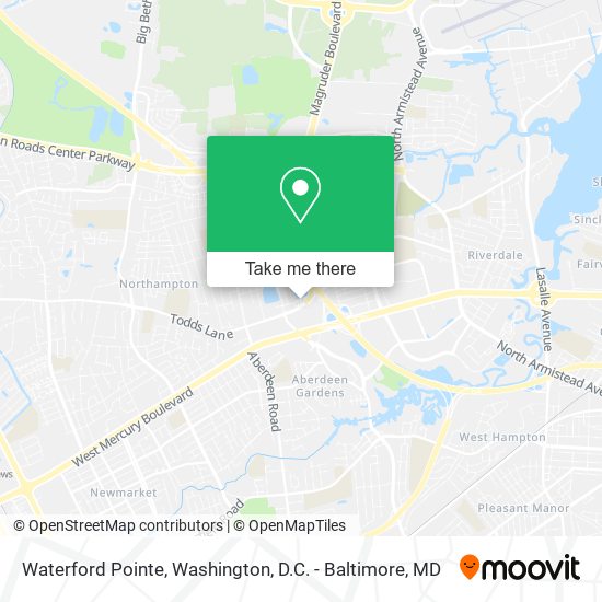 Mapa de Waterford Pointe